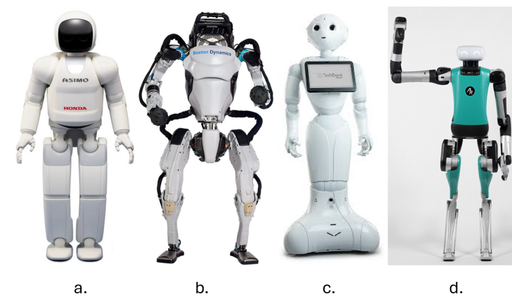 esempi robot umanoidi asimo atlas pepper agility